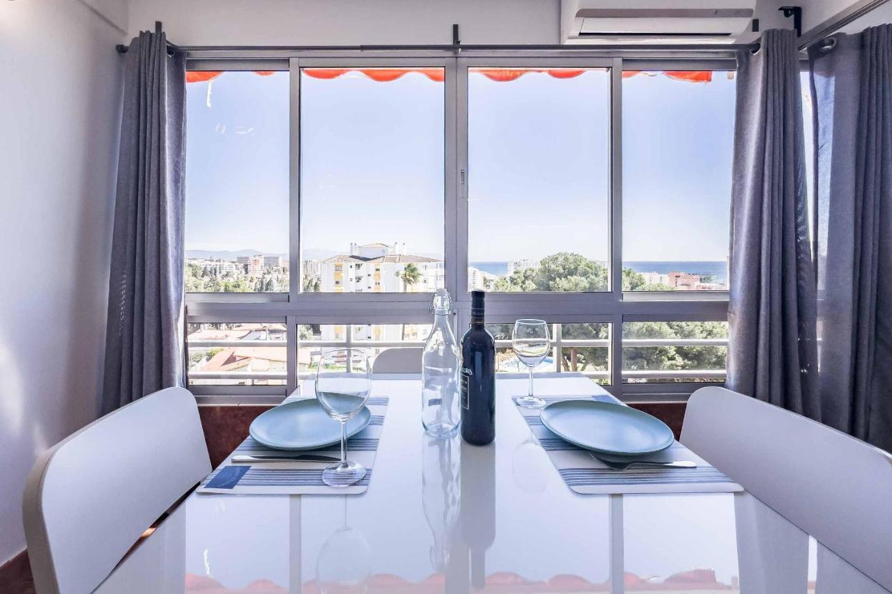 Apartamento Acogedor, Terraza, Piscina Y Mar Benalmádena Exterior foto